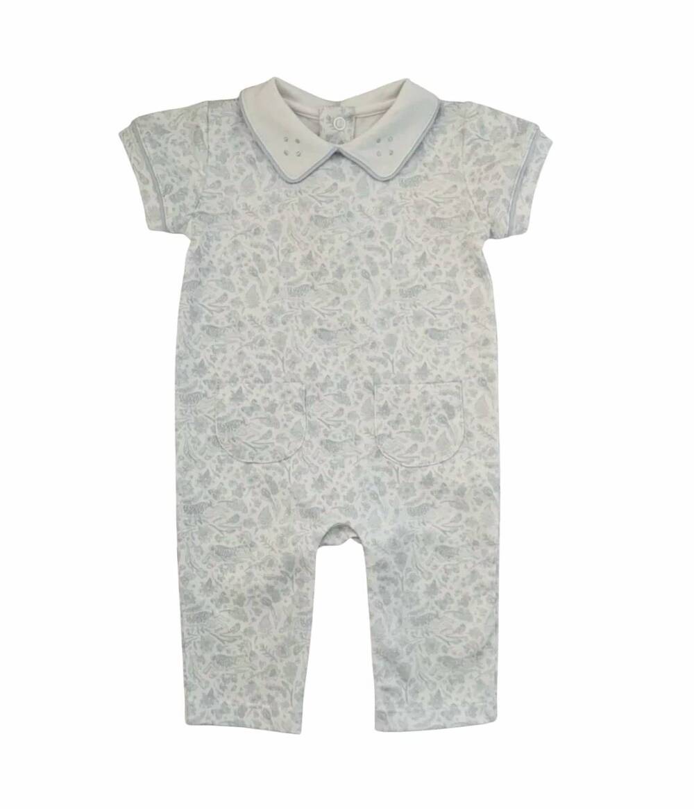 NEW TECOMOABESOS boys' rabbit romper in grey